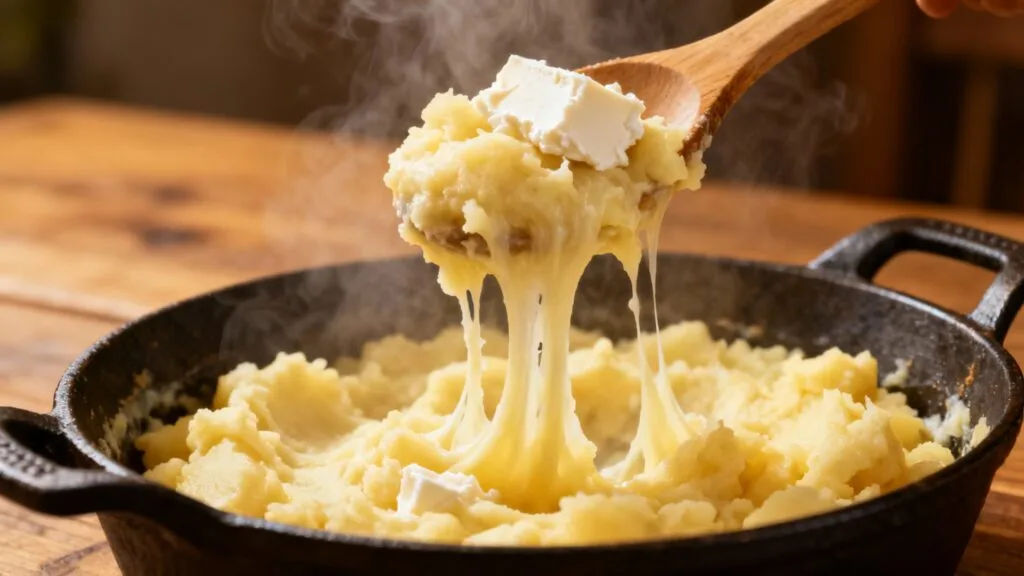 Aligot d’Aubrac filant servi bien chaud