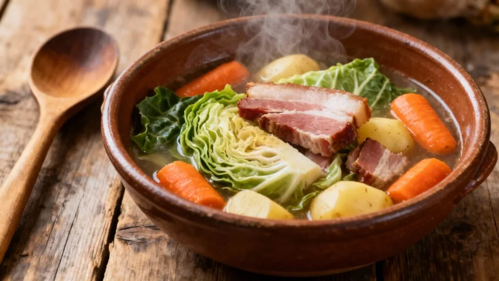 Potée auvergnate généreuse au chou et salaisons