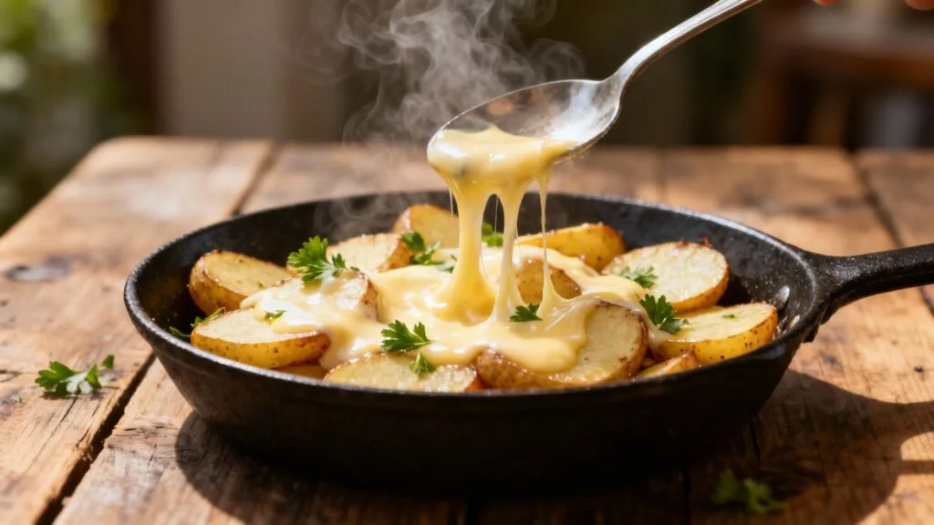 Truffade auvergnate fondante à la tome fraîche