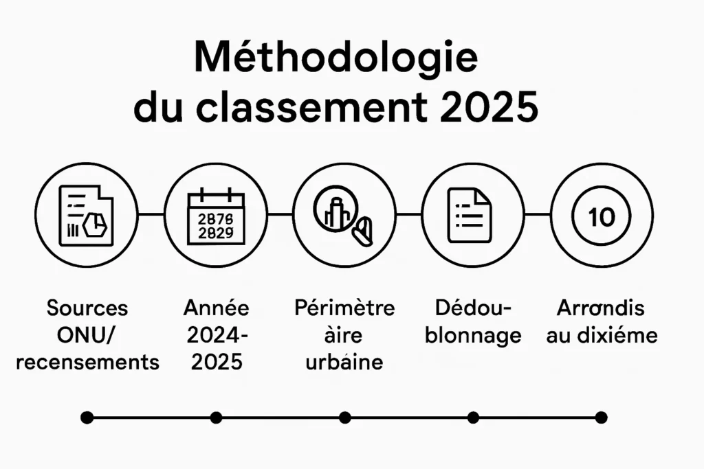 Infographie sources ONU et règles du classement 2025