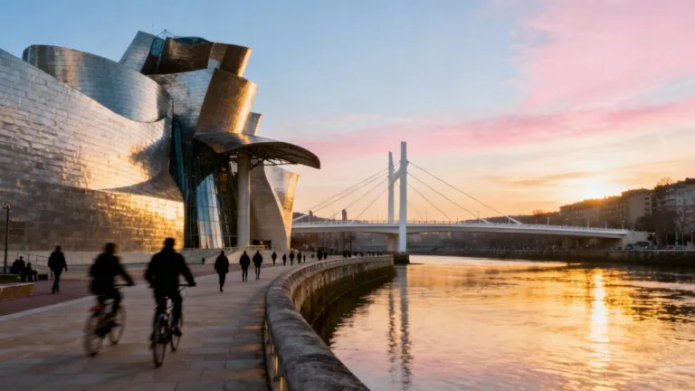 Que faire à Bilbao : balade urbaine au bord de la rivière