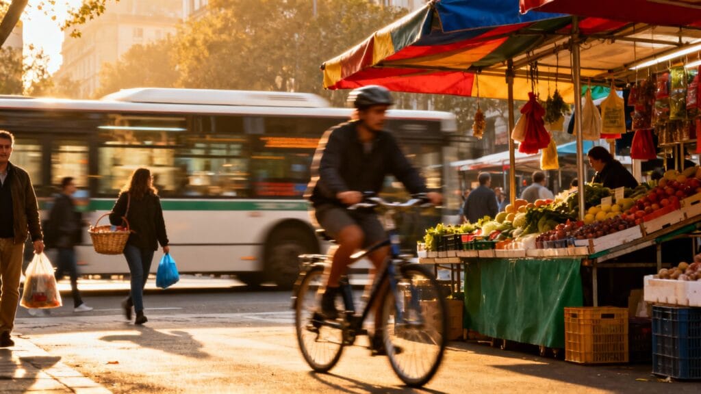 Accéder au marché de Wazemmes en métro, bus ou vélo