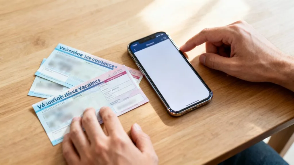 Chèques-vacances et paiement en ligne non compatibles