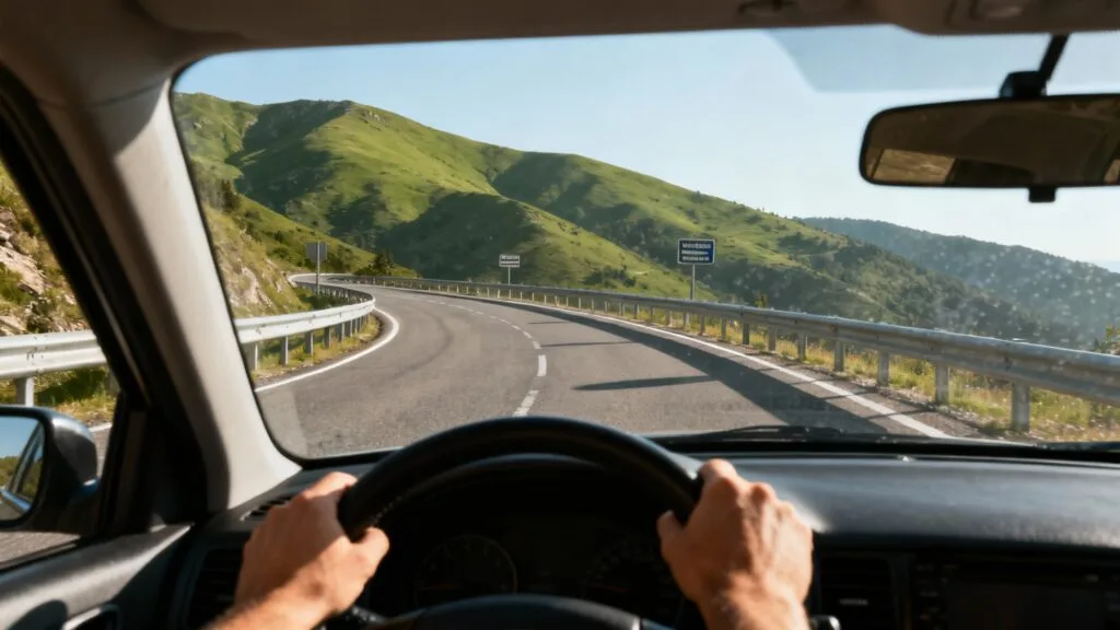 Albanie sécurité routière sur routes de montagne
