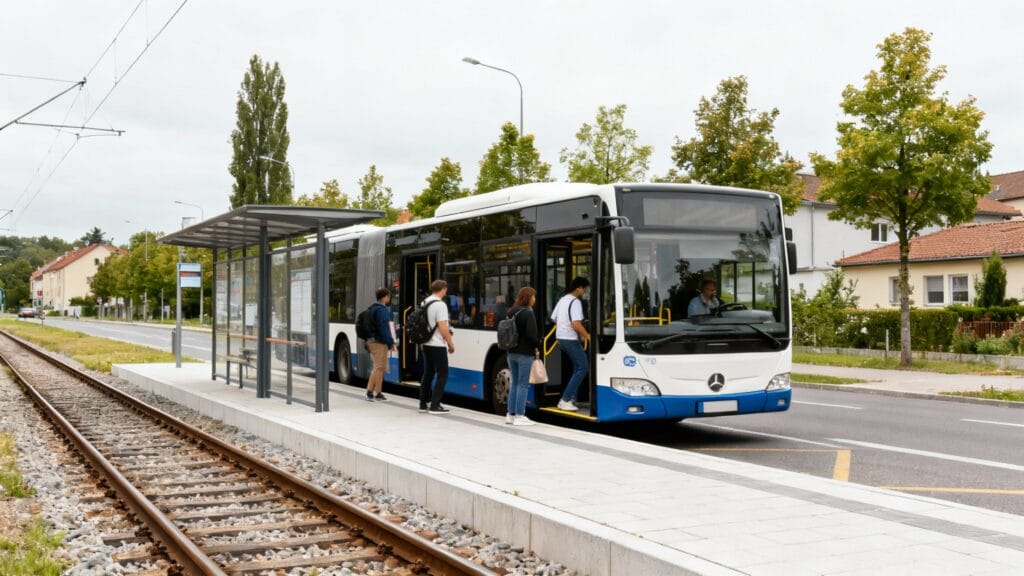 Bus 85 et lignes locales vers meyzieu gare