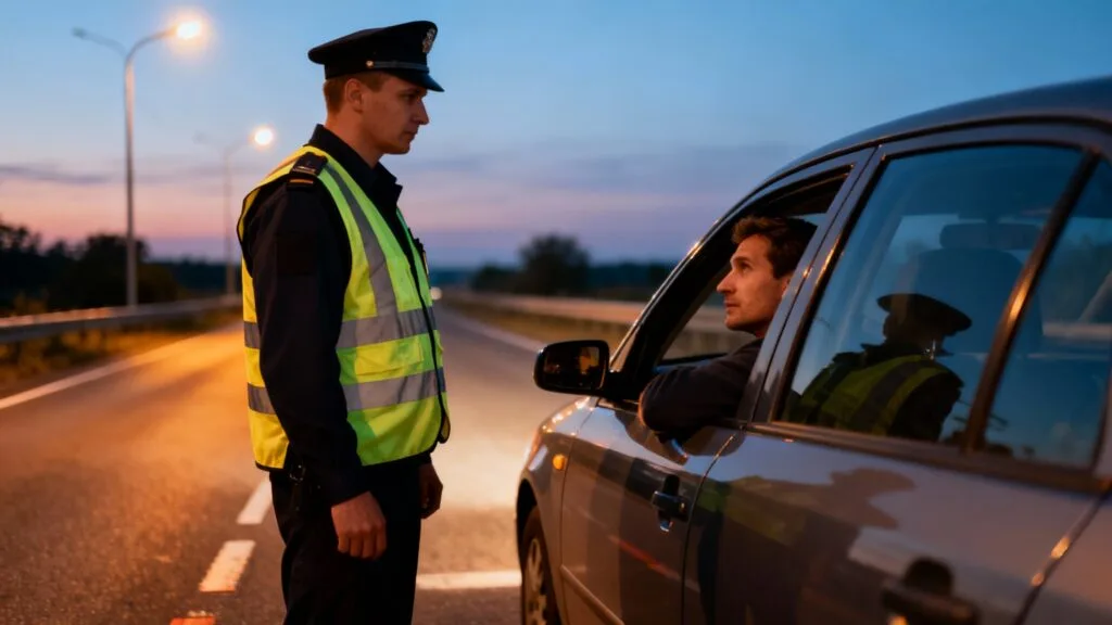 Contrôle routier lié à l’alcool au volant