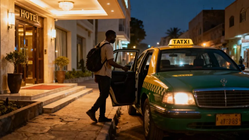 Sécurité en ville : déplacements de nuit en taxi officiel