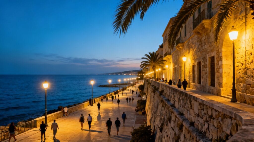 Quartiers animés et rassurants pour sortir le soir en Corse