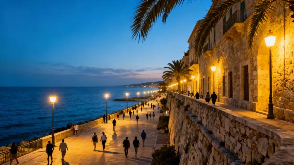 Quartiers animés et rassurants pour sortir le soir en Corse