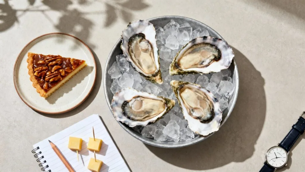 Itinéraires dégustation : huîtres, fromage et tarte praline