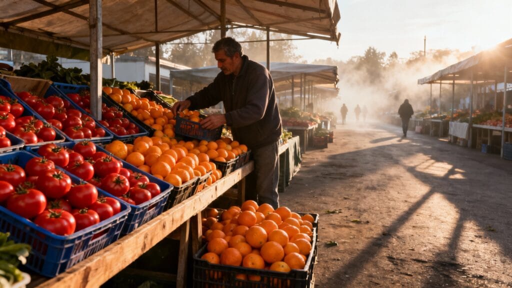 Début de matinée et horaires du marché de Wazemmes