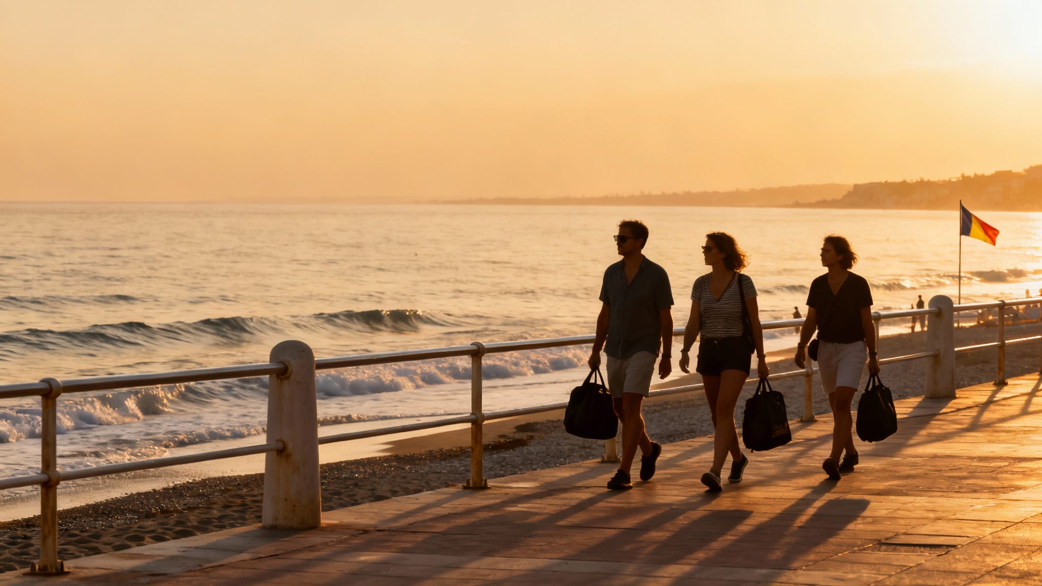 Voyageurs en bord de mer, malte pays dangereux ?