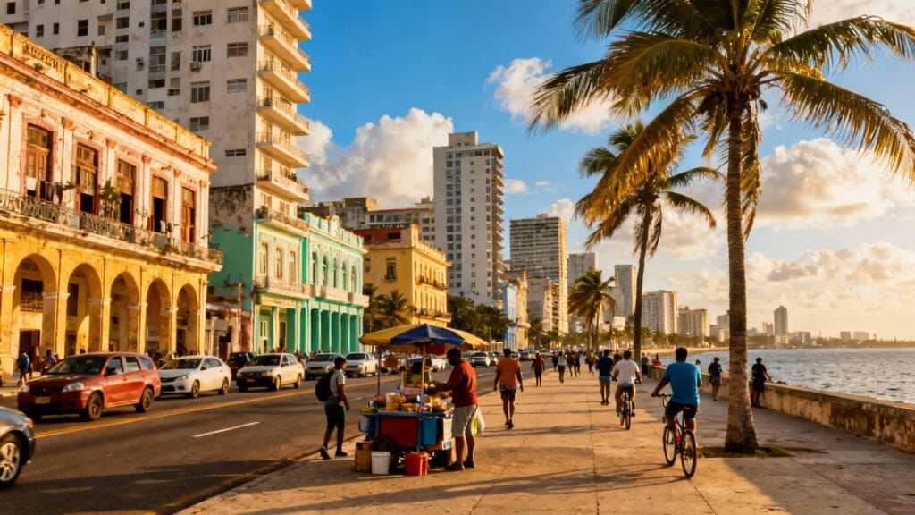 quartiers côtiers d’une grande mégapole tropicale dense