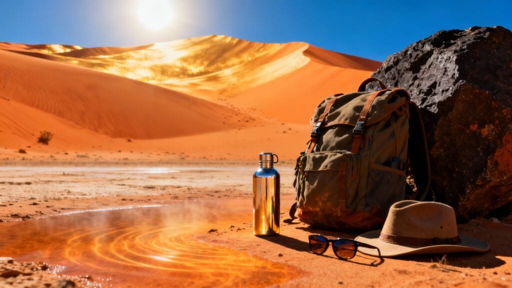 Chaleur extrême Oman : hydratation et protection UV