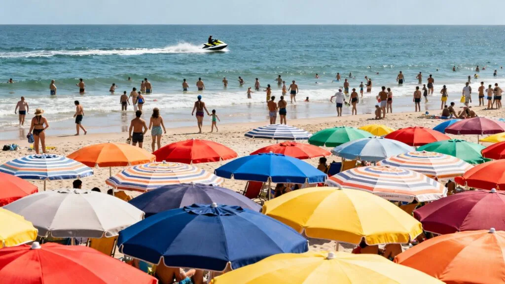 Surtourisme Thaïlande&nbsp;: plage bondée et jet-skis à risque