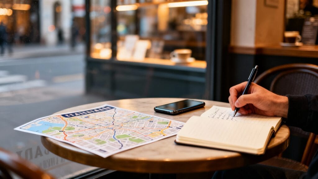 Préparation d’itinéraire pour villes à risque modéré