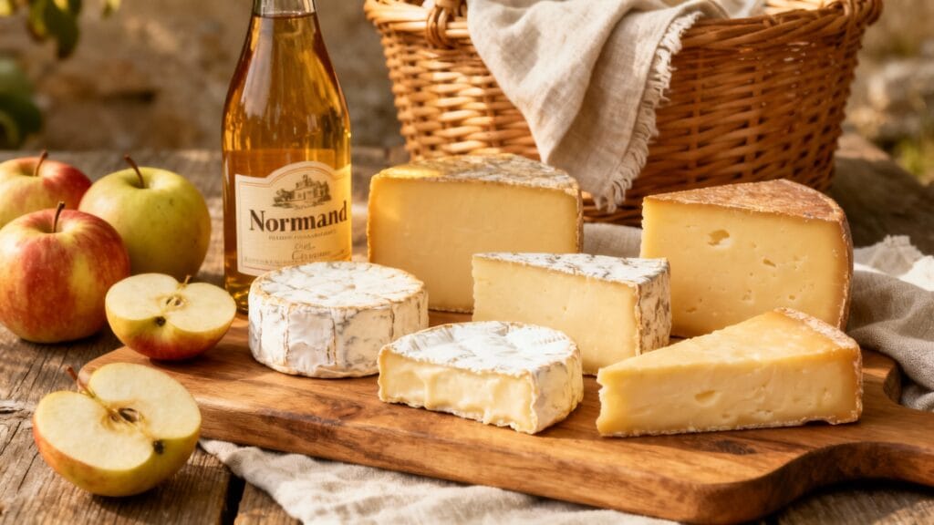 Produits du terroir à Dieppe : fromages, pommes et cidre