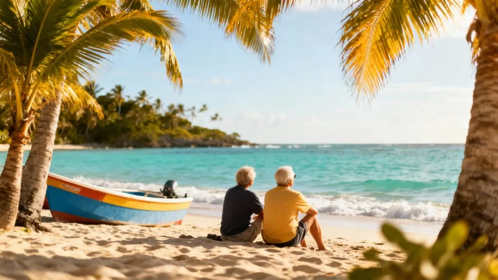 Retraite en République dominicaine sur plage tropicale