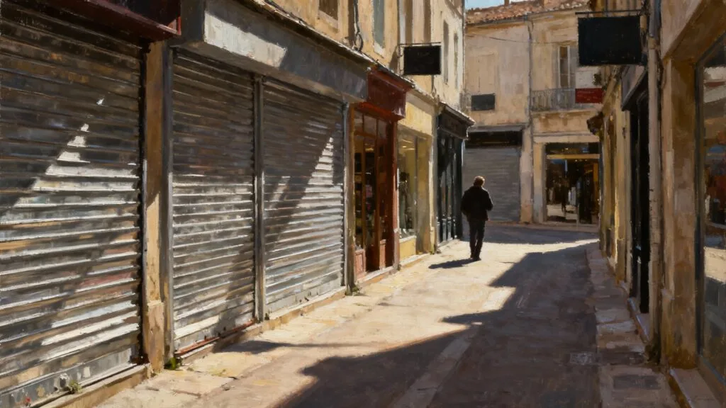 Rideaux baissés pendant le riposo, anticiper les horaires