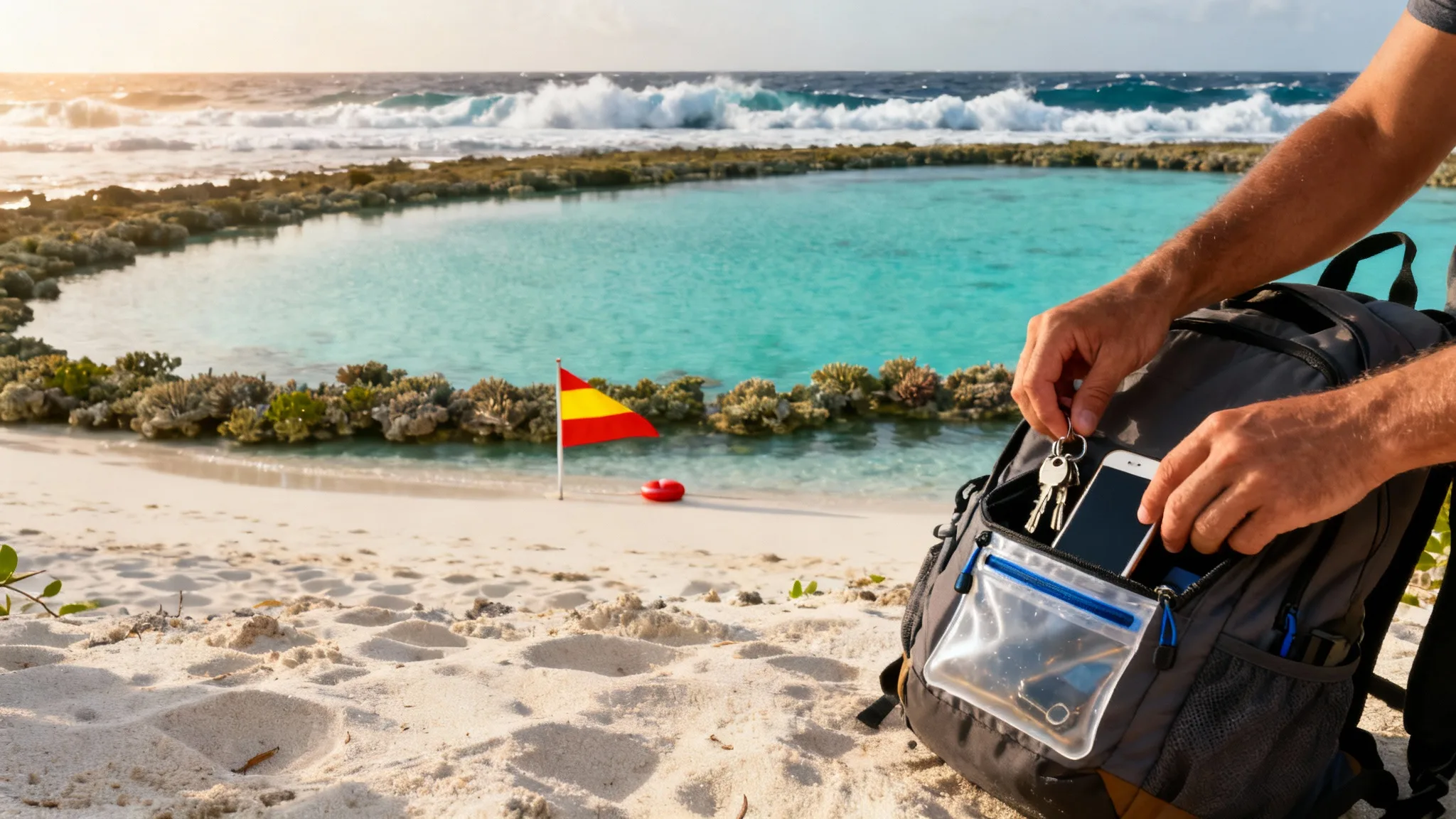 Île Maurice danger : lagon protégé, drapeau de baignade et vigilance