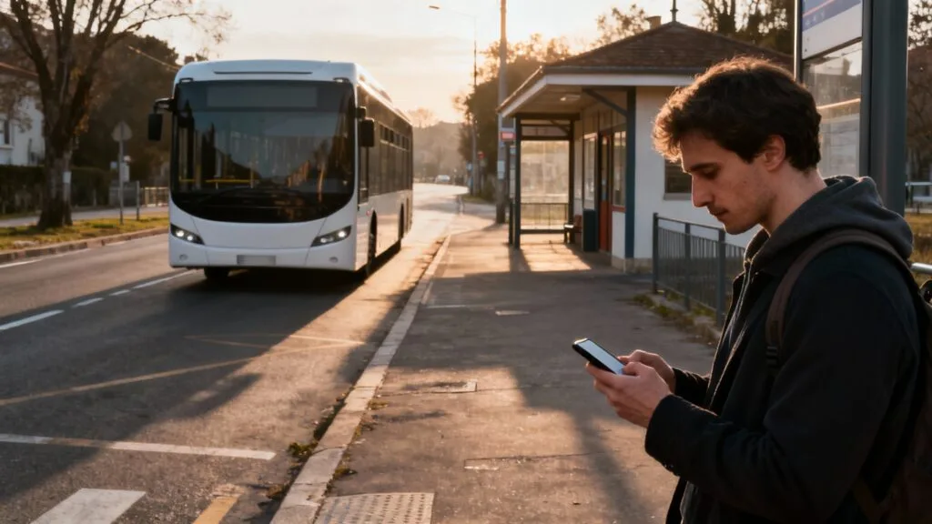 Train plus bus, correspondance facile vers l’outlet