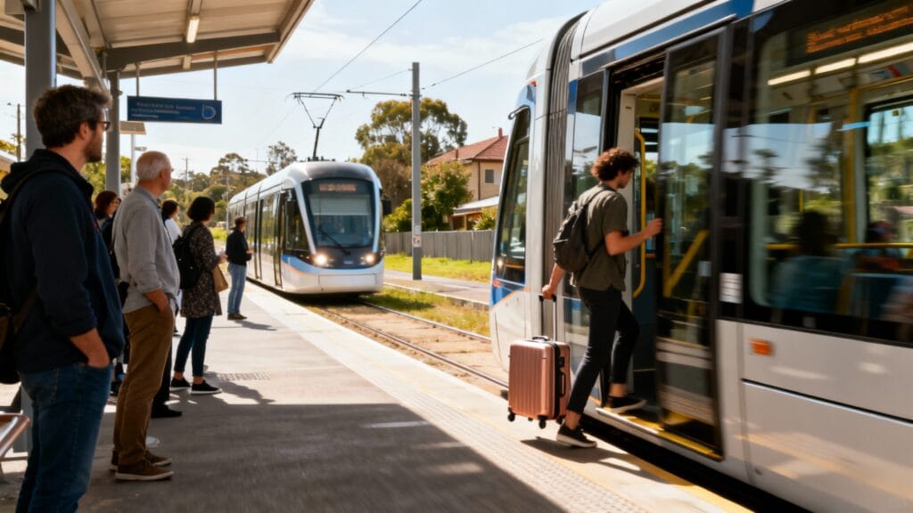Tram T3 vers meyzieu gare depuis Part‑Dieu