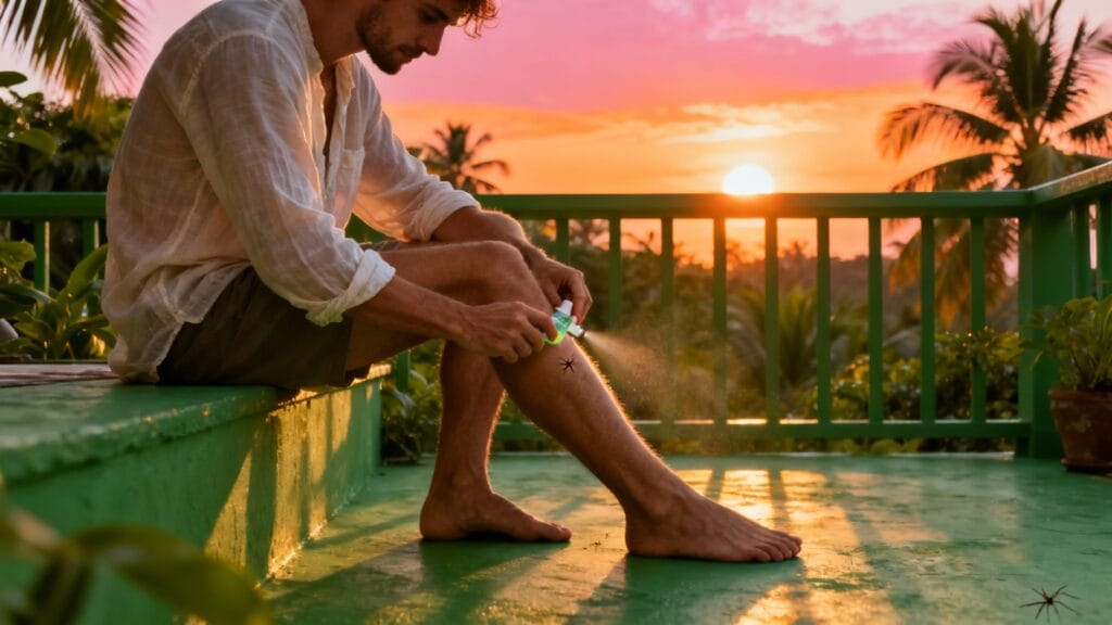 Dengue Malaisie, prévention moustiques au crépuscule