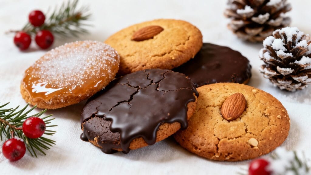 Lebkuchen assortis, pains d’épices moelleux de Noël