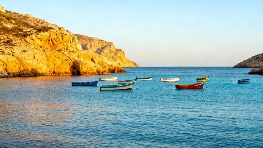Roches dorées et mer azur pour un week-end