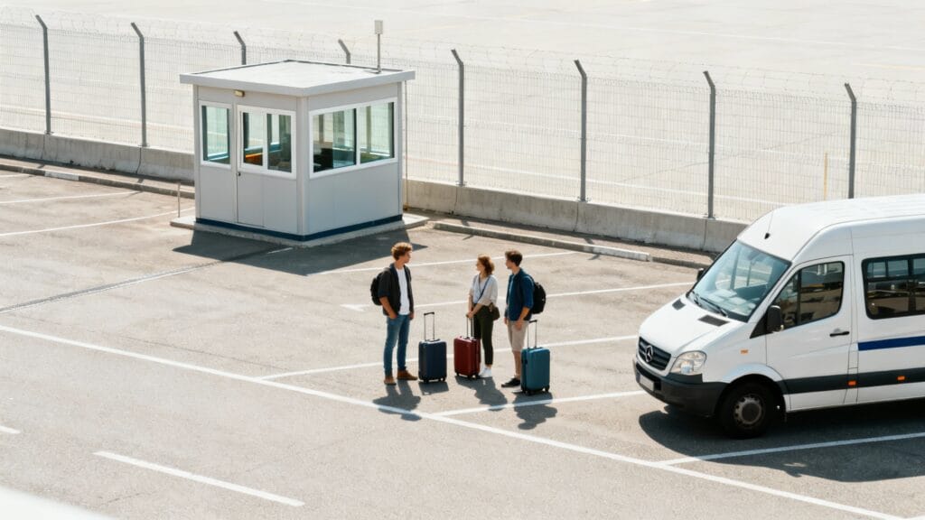 Parking privé sécurisé avec navette près de l’aéroport de Charleroi