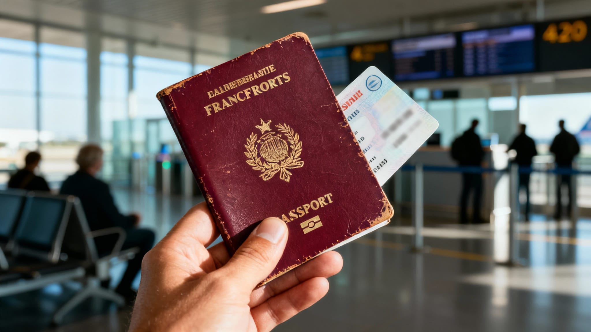 Voyager avec un passeport périmé à l’embarquement