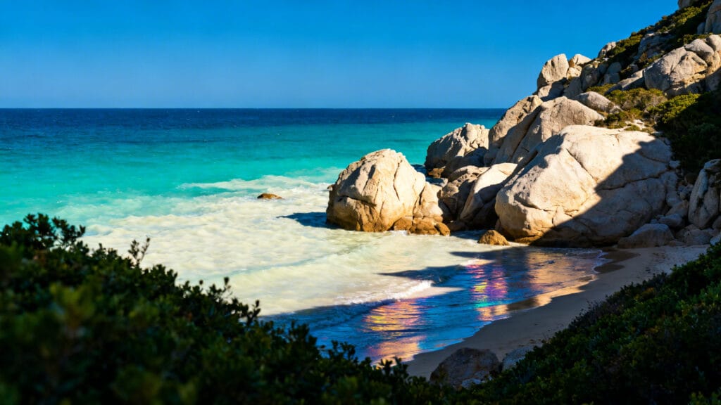 Anse turquoise idéale pour une semaine au soleil en avril
