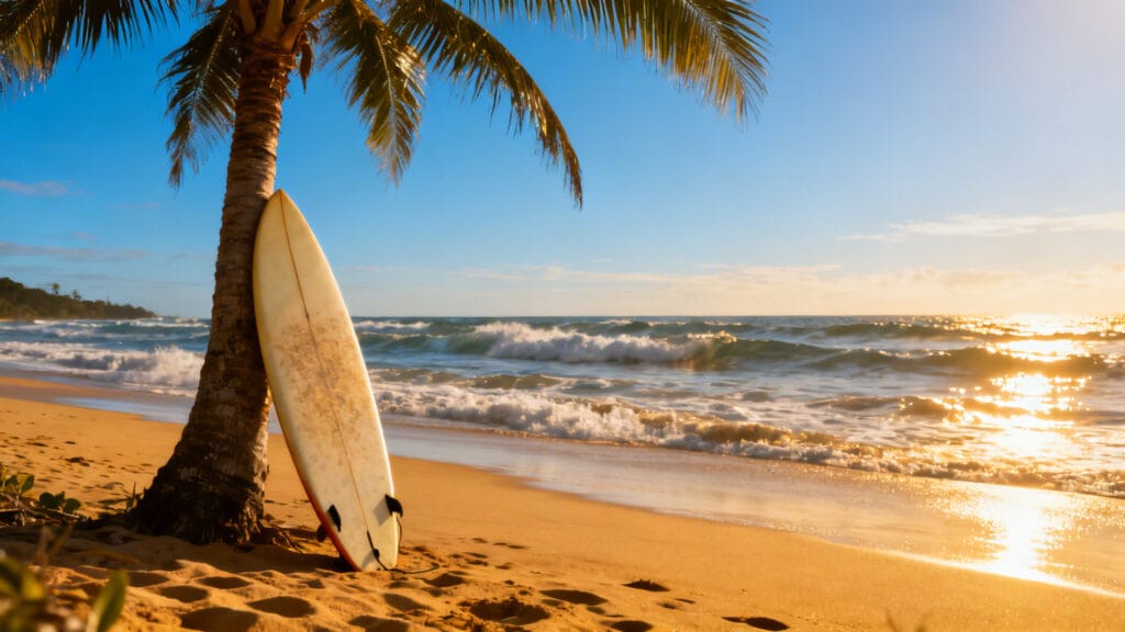 Plage sauvage du Costa Rica idéale en fin de saison sèche