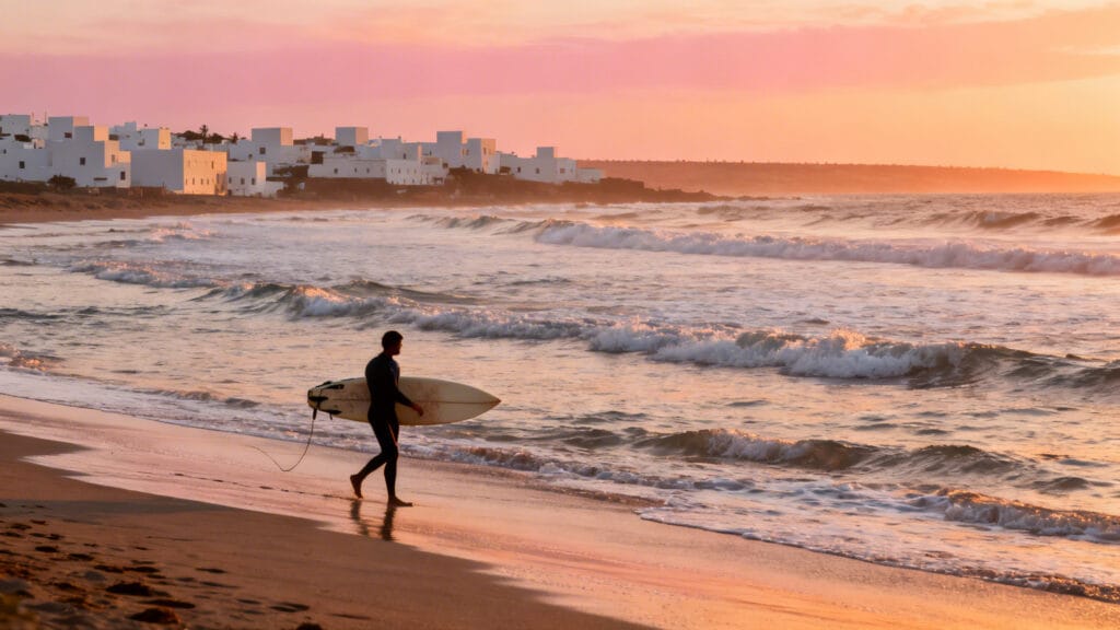Ambiance surf détendue pour vacances au soleil pas chères