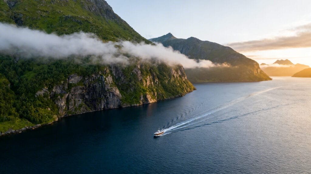 Fjord scandinave pour une échappée fraîche en été