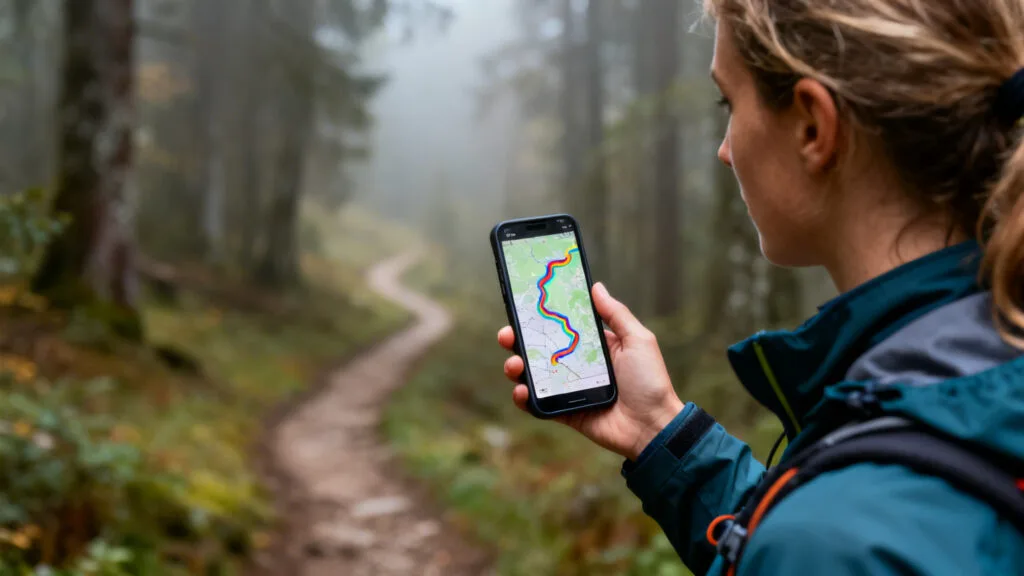 Importer une trace GPX et suivre l’itinéraire en rando