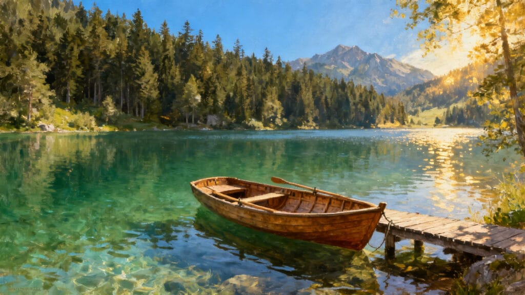 Lac des Alpes juliennes pour rando et détente