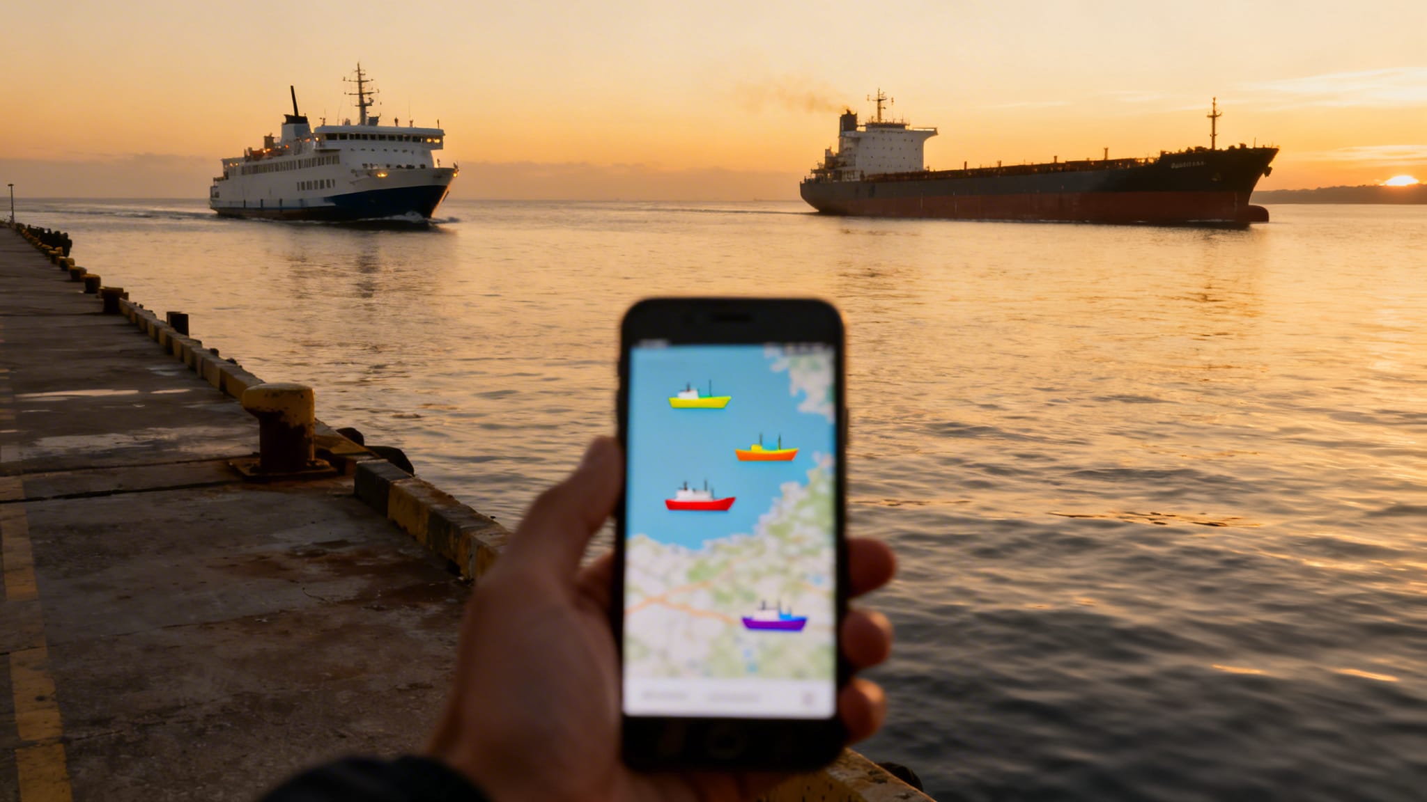 Suivi en temps réel des navires avec MarineTraffic