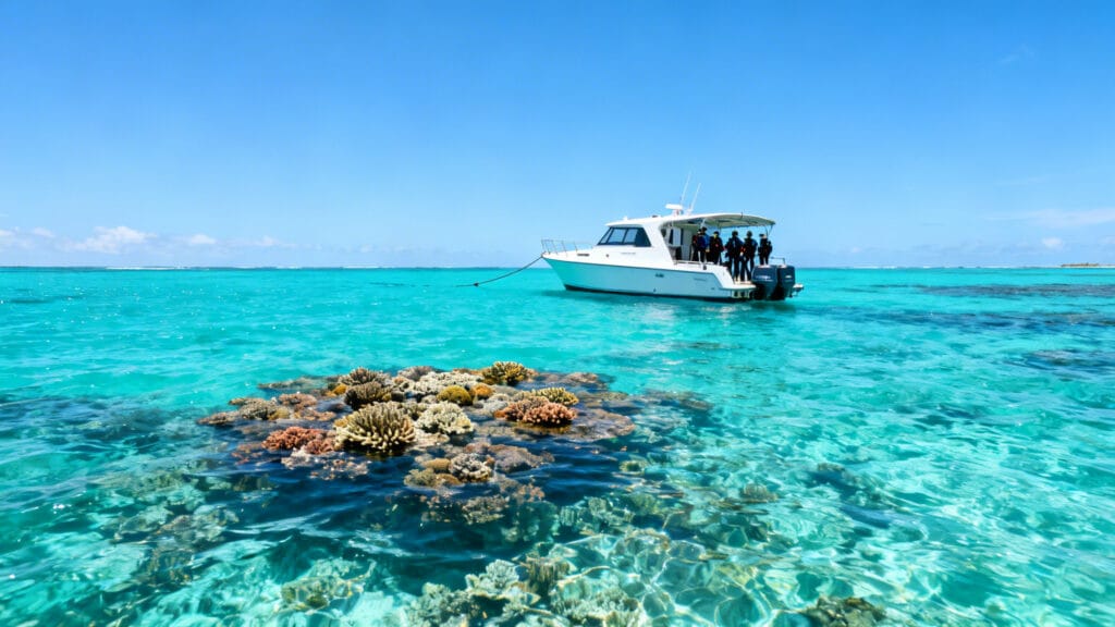 Mer chaude et limpide idéale pour partir en avril au soleil