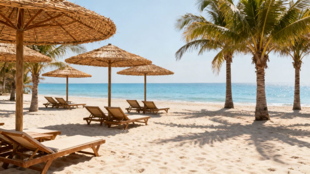 Plage ensoleillée idéale pour tout compris pas cher en avril