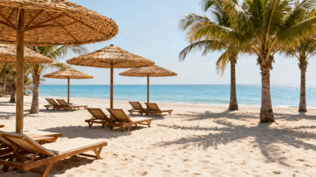 Plage ensoleillée idéale pour tout compris pas cher en avril