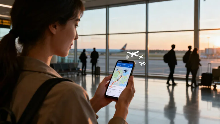 Suivi de vol en temps réel sur smartphone avec FlightAware