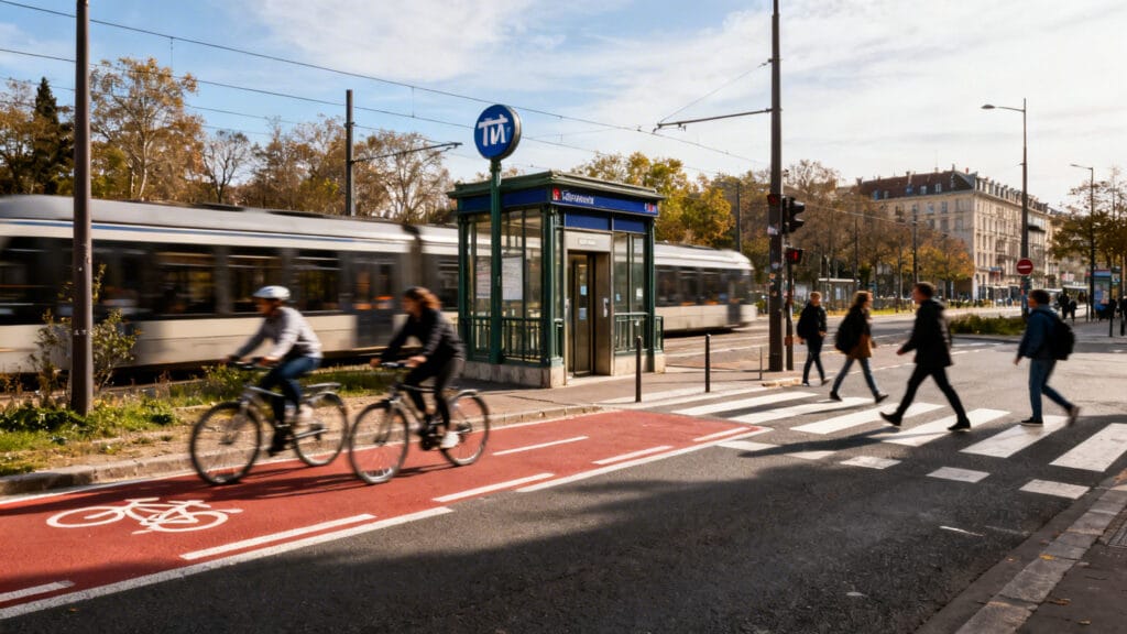 Métro, tram et vélos pour se déplacer à Paris 14