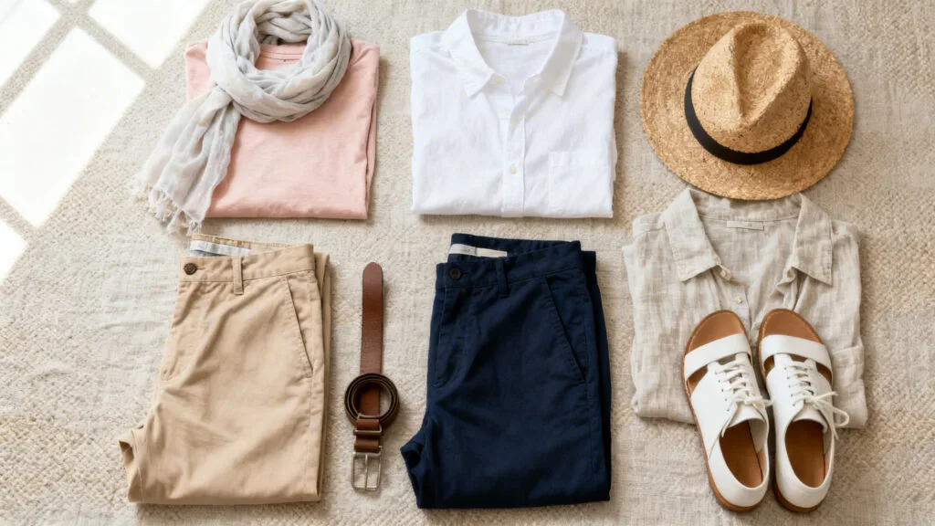 Capsule wardrobe neutre Thaïlande&nbsp;: pièces mixtes essentielles