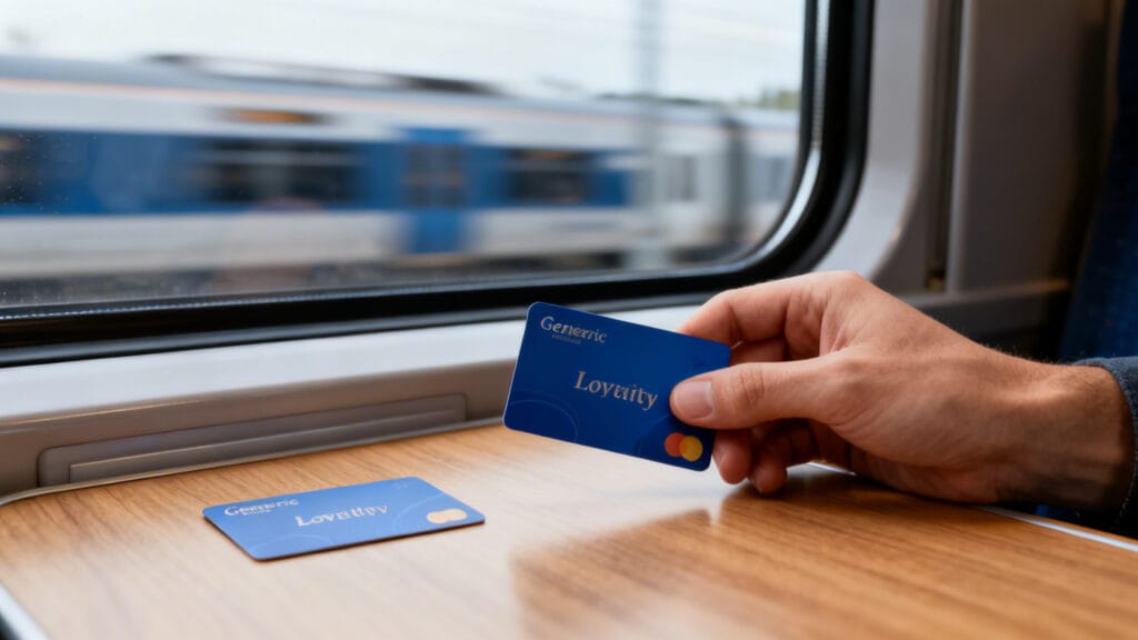 Deux cartes de fidélité illustrant les statuts Grand Voyageur