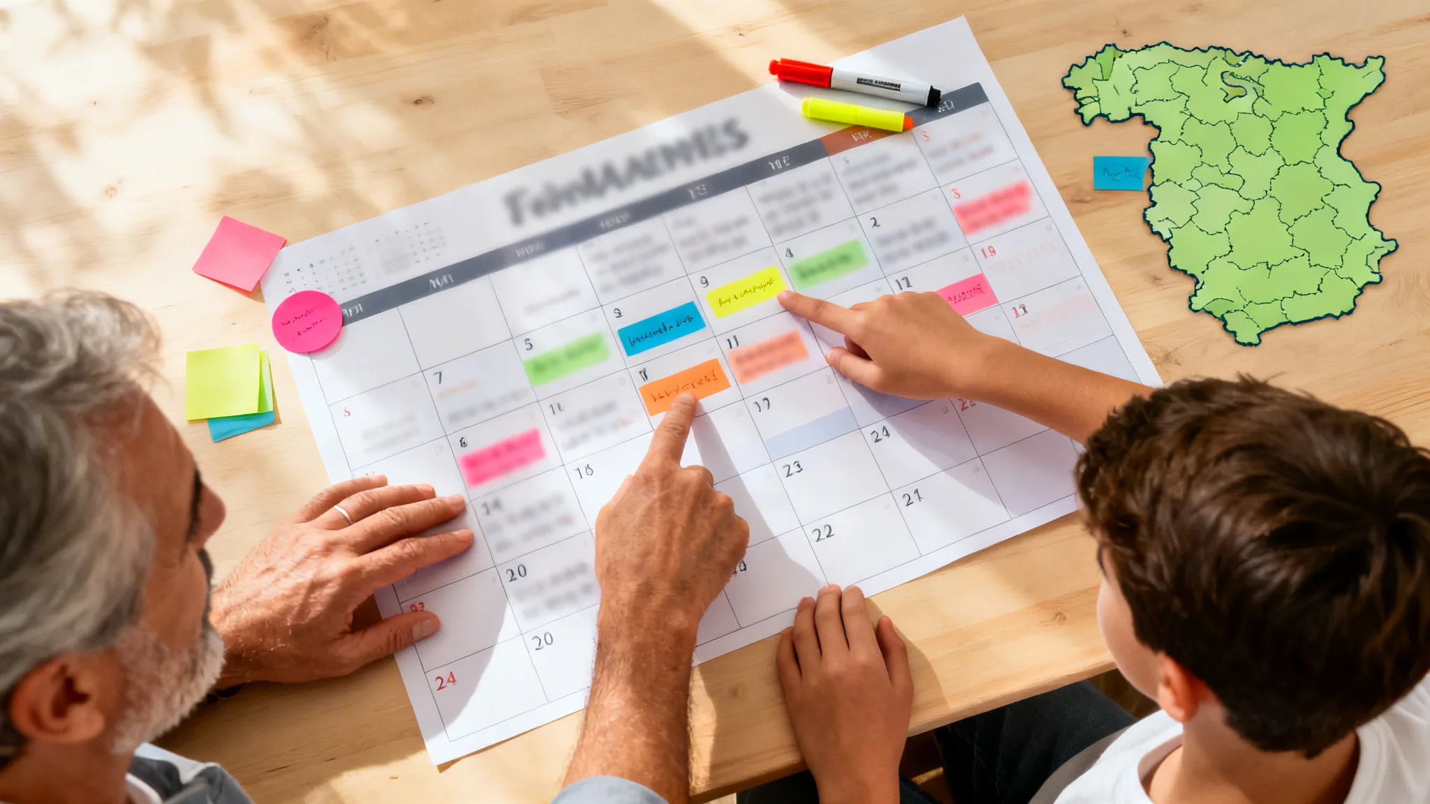 Planifier les vacances scolaires en Espagne par région