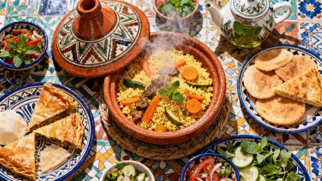 Tajine, couscous et pastilla lors d’un séjour au Maroc