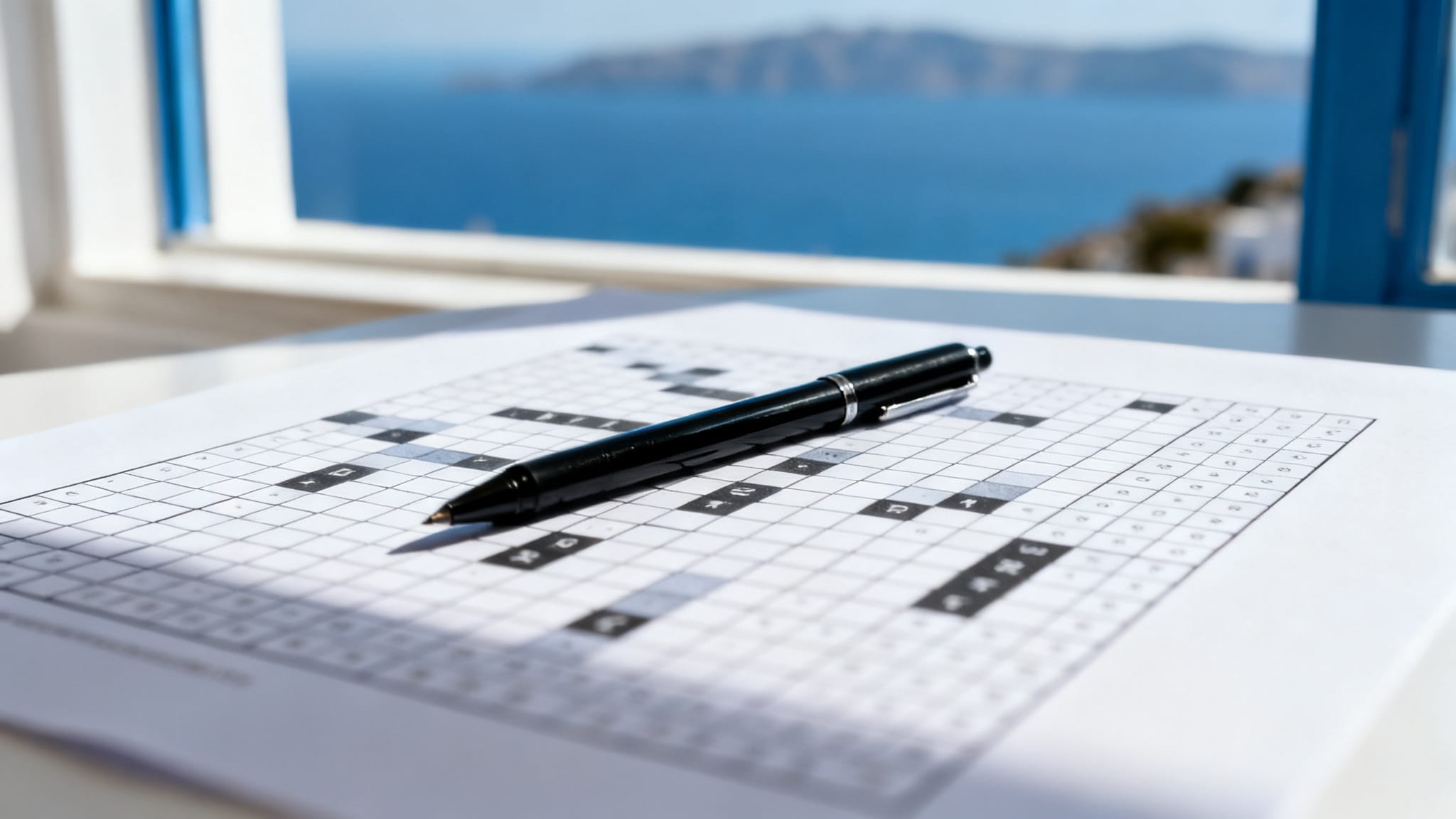 Grille de mots fléchés pour Île grecque en 3 lettres