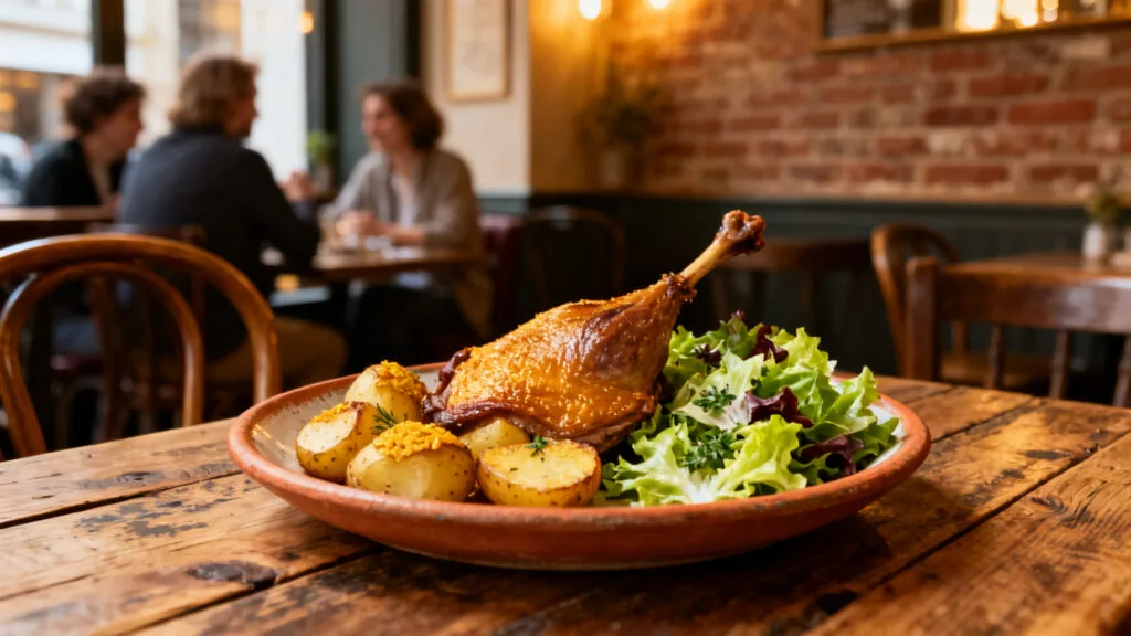 Cuisine landaise faite maison, portions généreuses