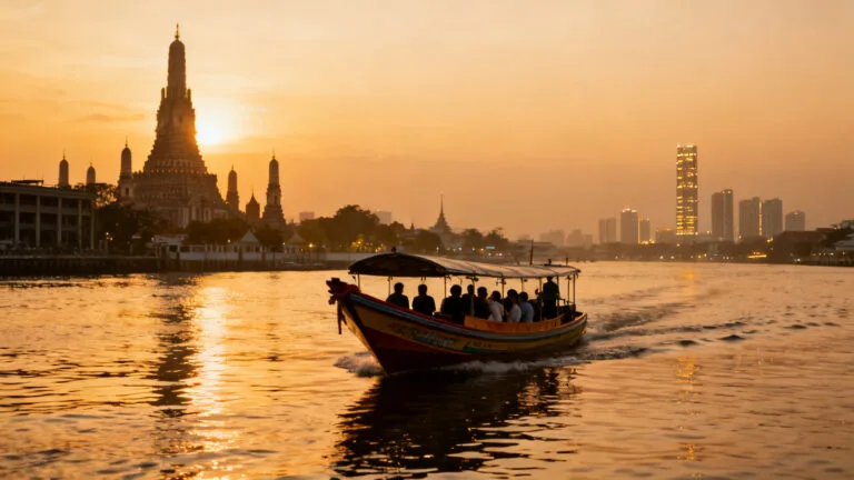 Panorama sunset pour inspirer que faire à Bangkok